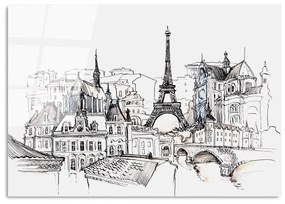 Szklany obraz 70x100 cm Paris – Wallity