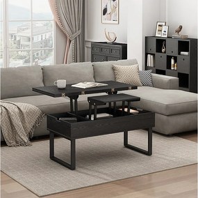 Stolik kawowy czarny 100x50x48.5 lifty