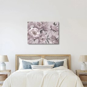 Obraz - Vintage kwiaty piwonii (70x50 cm)