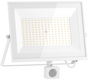 Mexen Luxpro+ naświetlacz LED z czujnikiem ruchu, 100W, Neutralna - 4000K, 11000 lm, biały - L236-100-40-20