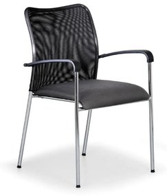 Krzesło konferencyjne JOHN MINELLI, szary