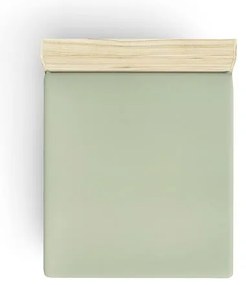 Zielone bawełniane prześcieradło z gumką 140x190 cm – Mijolnir