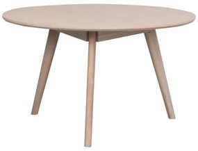 Naturalny okrągły stolik w dekorze dębu 90x90 cm Yumi – Rowico