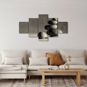 Obraz - Szare kamienie (125x70 cm)