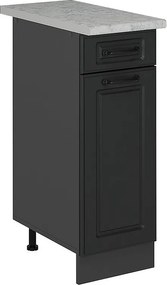 Szafka dolna do kuchni antracytowy domek wiejski 30x60x81.6 r-line