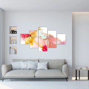 Obraz - Atramentowa abstrakcja (125x70 cm)