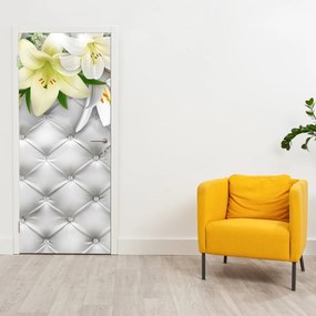 Fototapeta na drzwi - Kwiaty lilii (95x205cm)
