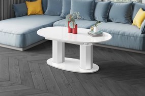 Rozkładany i podnoszony ławostół Barletta w wysokim połysku