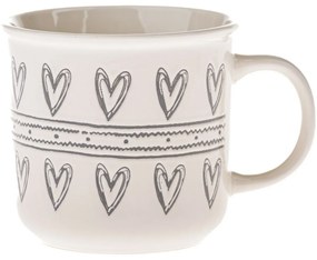 Ceramiczny kubek Serca II, 450 ml