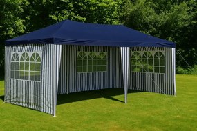 Namiot ogrodowy 3×6 m – niebiesko-biały, skład