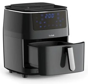 Czarna frytkownica beztłuszczowa EASY FRY&amp;GRILL STEAM+ FW201815 – Tefal
