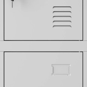 Szafka skrytkowa socjalna BHP MARCIN, 900 x 1850 x 400 mm, szara