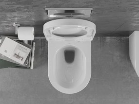 Mexen Lena miska wc z deską wolnoopadającą twarda, biała połysk - 30298000