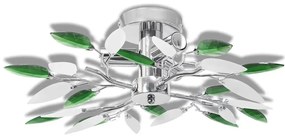 Zielona lampa sufitowa w stylu glamour - E974 S7-P85