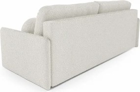 Sofa VENI Rozkładana Dwuosobowa Kremowa Boucle Nowoczesna