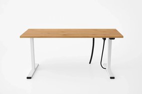 Biurko eCOMO 160x80cm dąb hickory z regulacją wysokości - powystawowe NOWY STYL