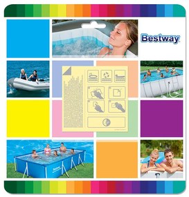 Zestaw naprawczy do użycia pod wodą 6,5 x 6,5 cm BESTWAY