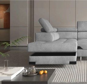 Narożnik EMPORIO L Lewostronny z funkcją spania Lewostronny w ktaninie SERENO 692 WERSAL