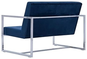 Granatowa sofa 2-osobowa - Aparro