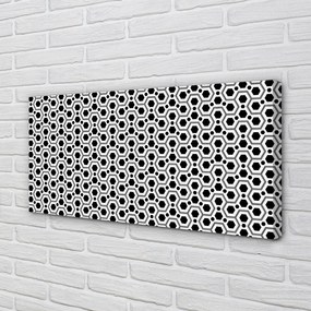 Obraz drukowany na płótnie Geometryczne Sześciokąty