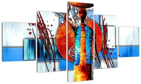 Obraz przedstawiający starożytną osobę (125x70 cm)