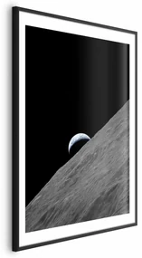 Plakat Samotna planeta 29,7x42 cm z ramą czarną z marginesem ARTGEIST B
