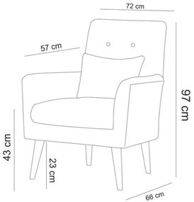 Fotel Zeni Green