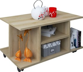 Wooden Sofabed Coffee Table Rolls Findula - opinie, recenzje użytkowników, ekspertów, porównanie cen. - alaTest.pl