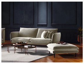 Beżowa sofa Cosmopolitan Design Vienna, 160 cm