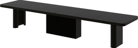 Stół Portofino czarny mat Hubertus rozkładany do 412 cm