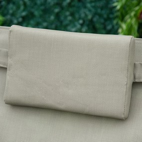 Krzesło Bujane Outsunny Fotel Ogrodowy Metalowa Siatka Komfort i Design Czarny Jasnoszary | Aosom PL