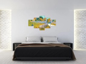 Obraz - Vincent van Gogh, Farmhouse in Provence, reprodukcje (125x70 cm)