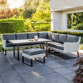 Hocker duży Palma 58 x 58 cm popielato-antracytowy KETTLER 0103433-5500