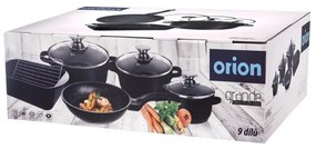 Orion 9-częściowy zestaw garnków Grande