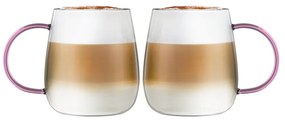 Kubki do cappuccino zestaw 2 szt. 400 ml Bolla – Vialli Design