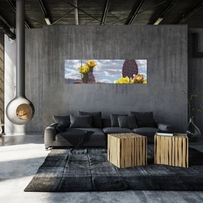 Obraz opuncji (170x50 cm)