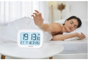 Sencor SDC 2200 zegar z budzikiem, biały