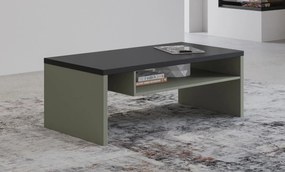 Stolik kawowy CROSS 120x60 zielony/czarny HELVETIA