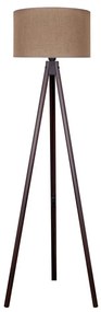 Duolla - Lampa podłogowa 1xE27/60W/230V śr. 44 cm brązowa/wenge