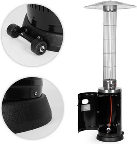 Ogrzewacz gazowy na taras - parasol gazowy HMXD-E, 9 kW