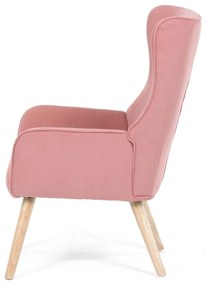 Fotel na uszach PINK2, różowy