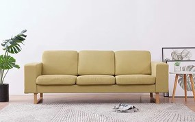 Elegancka trzyosobowa sofa Williams 3X - zielona