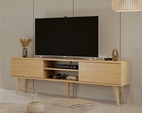 Skandynawska szafka pod telewizor Toronto 160 dąb artisan