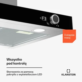 Klarstein Okap wyciągowy AirNova| 90 cm