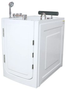 Wanna z hydromasażem i drzwiami - 1 miejsce siedzące - 220 l - 101,5 x 69 x 99 cm - BARUVA