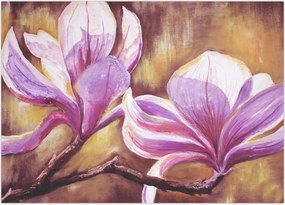 Obraz na szkle - Kwiaty magnolii (70x50 cm)