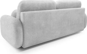 Sofa VIDI Rozkładana Dwuosobowa Szara Szenil Japandi