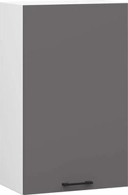 Szara minimalistyczna górna szafka do kuchni N9-B62