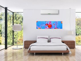 Obraz meduz w morzu (170x50 cm)