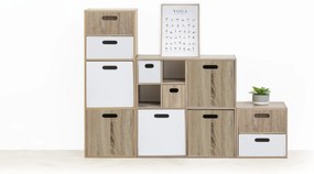 Pudełko do przechowywania z uchwytami STORAGE, 30 x 14,9 x 14,9 cm